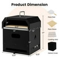 thumbnail image 4 of SUGIFT 4-in-1 Outdoor Portable Pizza Oven with 12 Inch Pizza Stone, 4 of 10