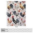 thumbnail image 4 of Chicken blanket for boys and girls, gift for chicken enthusiasts, rooster chicken blanket for children and adults, super soft chicken blanket bed sofa in various sizes, 4 of 6