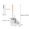 thumbnail image 3 of Brosse pour Cuvette de Toilette et avec Deux Types de Têtes de Brosse Brosse Rigide et Brosse à Fente avec Tablette Brosse pour Cuvette de Toilette Nettoie Chaque Coin de la Toilette, 3 of 6