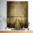 thumbnail image 2 of Design Art - Vintage Pier Over Lake, 2 of 5