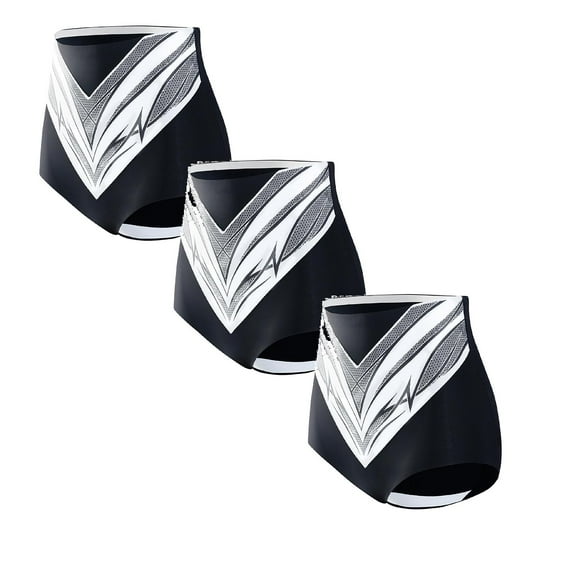 KDFJPTH Titanium Fiber Tourmaline Tummy Control Panties, Shaping Shorts 3 Pack