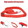 thumbnail image 2 of Luxtrada LED Dog Leash Light Up Dog Leash Micro USB Rechargeable Waterproof Nylon Webbing Glow Safety Standard Dog Leash for Dogs (Red), 2 of 6