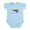 Sky Blue, variant on CafePress - Border Collie Flyball Infant Bodysuit - Baby Light Bodysuit, Size Newborn - 24 Months