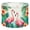 Color 3, variant on Flamingo Lampshades 2 Pack Tropical Hibiscus Flowers Greenery Jungle Tropical 13"x13"x10" Light Shade for Table Lamps Floor Lamp Shades Lampshade Replacement Easy Assembly