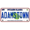 thumbnail image 1 of Pitcairn Islands Adamstown Custom Novelty Car License Plate, 1 of 3