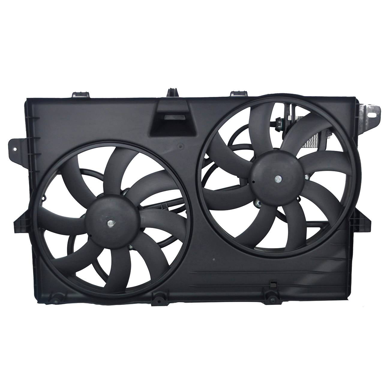 TOPAZ 7T4Z-8C607-A Dual Radiator Cooling Fan Assembly for Ford Lincoln MKX Edge 2007-2015 2007 Lincoln Mkx Cooling Fan Not Working