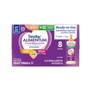(2 pack) Similac Alimentum With 2-FL HMO, Ready-to-Feed Baby Formula, 2-fl-oz Bottle, Pack of 8