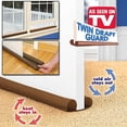 thumbnail image 3 of Doble protector de tiro para puertas y ventanas Sellos aislantes de doble cara - Marrón Hampton Direct 60190, 3 of 5