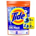 thumbnail image 1 of Tide Oxi Max Power PODS Laundry Detergent Pods, Stain Remover Plus Oxi Power, Detergent soap pacs for laundry washing, HE compatible, 18 Count, 1 of 22