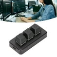 thumbnail image 4 of Yctze Clavier Rétroéclairé RVB à 3 Touches avec Conception Programmable, Interface USB, Conception Ergonomique pour Ordinateur Universel, 4 of 8