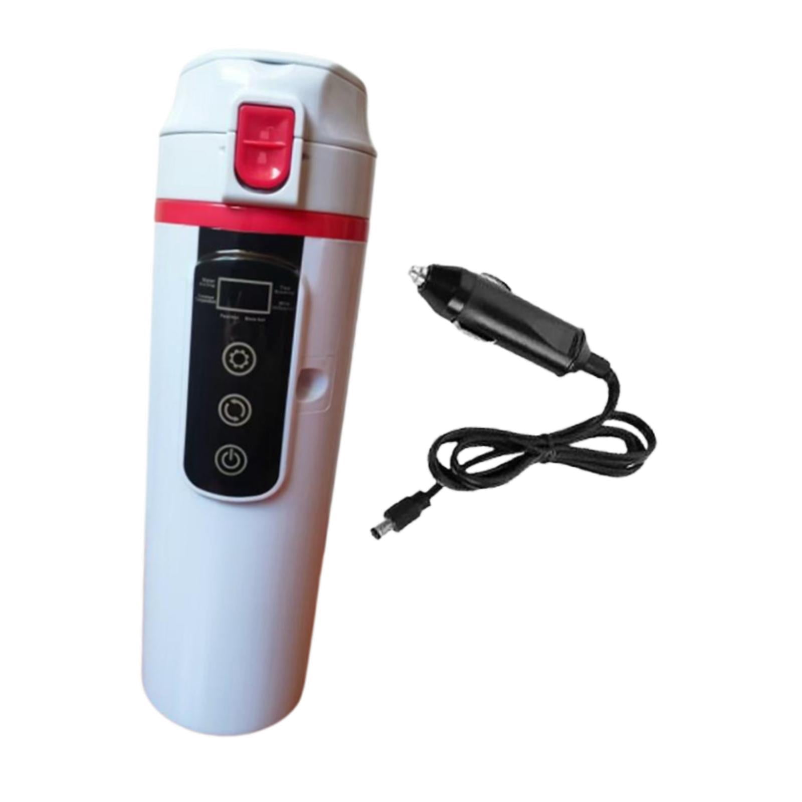 Fiocias 12V 24V Car Kettle Boiler Heater Cup Electric Kettle Heated Water Boiler for Tea