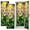 Color 3, variant on Rustic 2 Pcs School Locker Magnetic Wallpaper 12" x 36" Stained Glass Cherry Branch Green Leaves Red Fruit Vintage Style Reusable Removable Locker Accessories Back to School Supplies