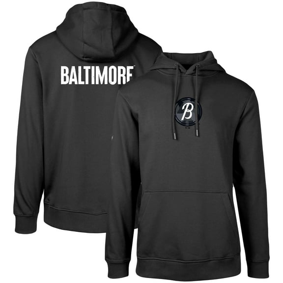 Men's Levelwear Black Baltimore Orioles City Connect Podium Core 2.0 Pullover Hoodie