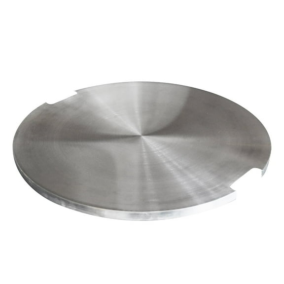 Elementi Stainless Steel Outdoor Metropolis Fire Pit Table Cover Durable Round 21 x 21 x 1 inches Grill Fire Ring Lid Firepit Accessory