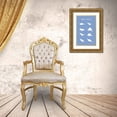 thumbnail image 3 of Aesthete 22x32 Gold Ornate Wood Framed with Double Matting Museum Art Print Titled - Dinosaurs Blue, 3 of 4