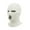 White #012, variant on Qcmgmg 3 Holes Ski Mask Full Face Cover Outdoor Balaclava Winter Knitted Neck Gaiter for Halloween Sports Cycling Black