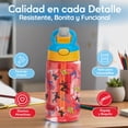 thumbnail image 3 of Termo Botella Agua Infantil Escolar Antiderrames Con Popote Marvel Spider Man, 3 of 8