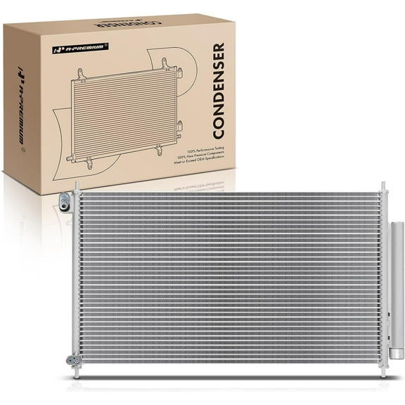 A-Premium Air Conditioning A/C Condenser Compatible with Honda Civic 2012-2015 & Acura ILX 2017-2020