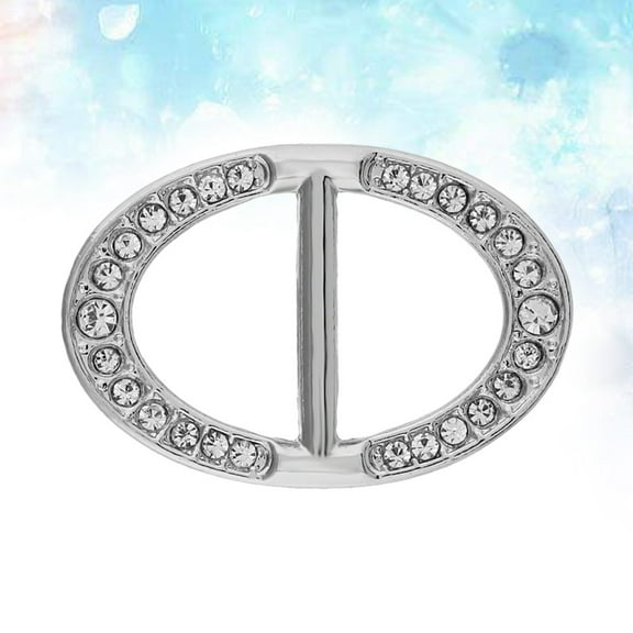 Topbathy Elegant Alloy Scarf Ring Durable Lightweight Shawl Buckle for Decoration