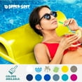 thumbnail image 5 of TRC Recreation Sunsation 1.75" Thick Foam Pool Float Lounger w/ Headrest, 2 Pack, Yellow, 5 of 10