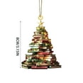 thumbnail image 2 of Christmas Decorations Clearance!! Christmas Tree Decorations Ornaments Book Car Holiday Xmas Hanging Decoration Ornament Winter Fancy Gifts Indoor Outdoor for Christmas Tree Home Decor, 2 of 4