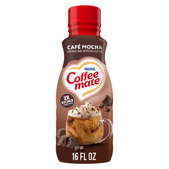 Coffee mate Café Mocha Gluten Free Liquid Non-Dairy Coffee Creamer, 16 fl oz