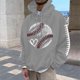 thumbnail image 1 of WILLBEST Sudaderas Navideñas para Hombre, Sudadera con Capucha y Estampado De Fútbol, Informal, Holgada, para Uso Diario, Cómoda, Cálida, con Forro, para Otoño e Invierno Chica, 1 of 3