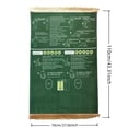 thumbnail image 3 of SLYNSHome Prayer Rug Multi-Functional Floor Mat Praying Carpet Plush Velvet Praying Mat 27.5x43 inch Green, 3 of 7