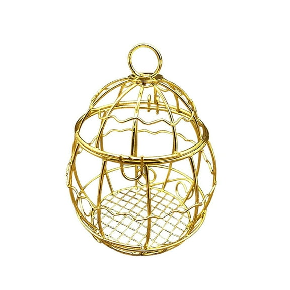 Outdoor Small Wild Birds Feeder Squirrel Proof Hanging Metal Bird Food Holder