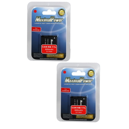 Maximalpower for Canon NB-11L  NB-11LH Battery  Fits Canon PowerShot A2300 IS  A2400 IS  A2500  A2600  A3400 IS  A3500 IS  A4000 IS  ELPH 110 HS  ELPH 115 HS price history on PriceWatchPro
