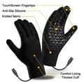 thumbnail image 4 of Heated Gloves Electric Rechargeable Battery Hand Warm Windproof Thermal Winter, 4 of 9