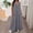 Gray, variant on Spaghetti Strap Dress Party Dresses for Women Loose Fit Plus Size 2026 Summer Solid Color Crew Neck Tunic Dress for Party and Festival XL-5XL