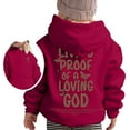 thumbnail image 3 of Chenglor Toddler Hoodies Girls 5t Cute Hoodies for Girls Long Sleeve Preppy Clothes Pullover for Kids Stylish Printed Clothes, 3 of 7