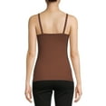 thumbnail image 4 of No Boundaries Ribbed Cami Top, 1 or 5-Pack, Women's, 4 of 5