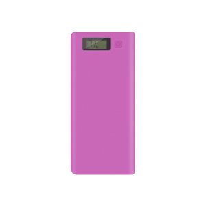 Power Bank Box Mini Portable Welding-free Dual USB 8 x 18650 Battery Mobile Charger DIY Case for Outdoor-Purple
