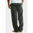 thumbnail image 2 of Men's Knitted Pajama Sweat Pants with Drawstring (Charcoal, L), 2 of 4