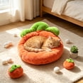 thumbnail image 5 of Thickened Warm Pet Mat Soft Comfortable Sleeping Pad for Dogs Cats, Cozy Crate Kennel Sofa Floor Furniture Protector, All Seasons House Training Accessory, Warm Pet Bed, Soft Pet Bed, 35x25cm, 5 of 6