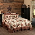 thumbnail image 2 of Primitive Quilt Abilene Patchwork Stars Bedroom Decor TCC Brands, 2 of 2
