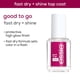 thumbnail image 3 of Esmalte de uñas Essie Good To Go Top Coat, 13,5 ml, 8 unidades, vegano, 3 of 6