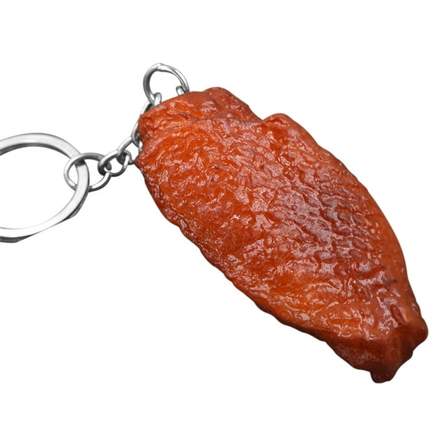 EGNMCR Keychains Simulation Food Model Food Keychain Student School Bag Pendant Family Party Pendant Key chain