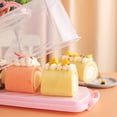 thumbnail image 3 of Monyance food crisper Portable Rectangular Bread Box Cake Storage Container(14.17X6.18X5.31Inches), 3 of 10