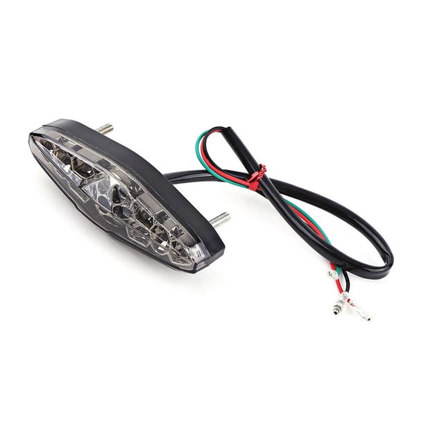 12V 15 LED Luz De Freno De Motocicleta Luz De Marcha Luz De Lluvia Ajuste Universal Para La Mayoría De Las Motocicletas ATV Dirt Bike Y Scooter