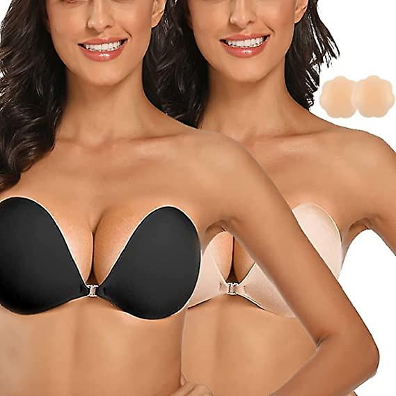 The invisible sticky bra is light in weight, raises the chest