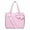 Pink, variant on Luvy Bag Crush Bow Tote Bag for Women, Lightweight Puffy Quilted Shoulder Bag, Waterproof Large Capacity Tote with Compartments for Work, Travel, Gym & Shopping