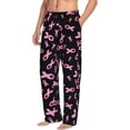 thumbnail image 6 of Naloa Breast Cancer Awareness Pajama Pants Men, PJ Bottoms, Sleep & Lounge Pants-Medium, 6 of 6