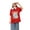 Red, variant on Hiijoy Toddler Girls Summer Beach Graphic Tee Short Sleeve Crew Neck T-Shirt, Sizes 1-13
