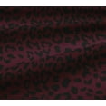 thumbnail image 5 of oneOone Viscose Jersey Maroon Fabric Leopard Animal Skin Dress Material Fabric Print Fabric By The Yard 60 Inch Wide, 5 of 5