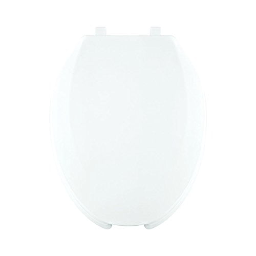Centoco 820STS001 Elongated Plastic Toilet Seat, Open Front with Cover