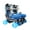 White/Blue, variant on Yvolution Neon 2N1 Quad and Inline Skates Combo Girls and Boys, Kids Skates, Size 12-2, Blue