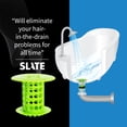 thumbnail image 4 of TubShroom Revolutionary Hair Catcher Drain Protector for Tub Drains (No More Clogs) Green, 4 of 7